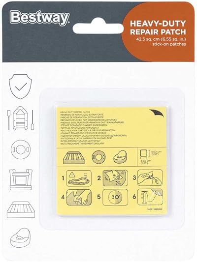 Bestway Heavy Duty Repair Patch 10 Patches Multicolor