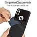 CloudValley iPhone X Case/iPhone Xs Case, Anti Gravity Phone Case Magical Nano Can Stick to Glass, Whiteboards, Tile and Smooth Flat Surfaces for Apple iPhone Xs 5.8 (2018) & iPhone X (2017) [Black]