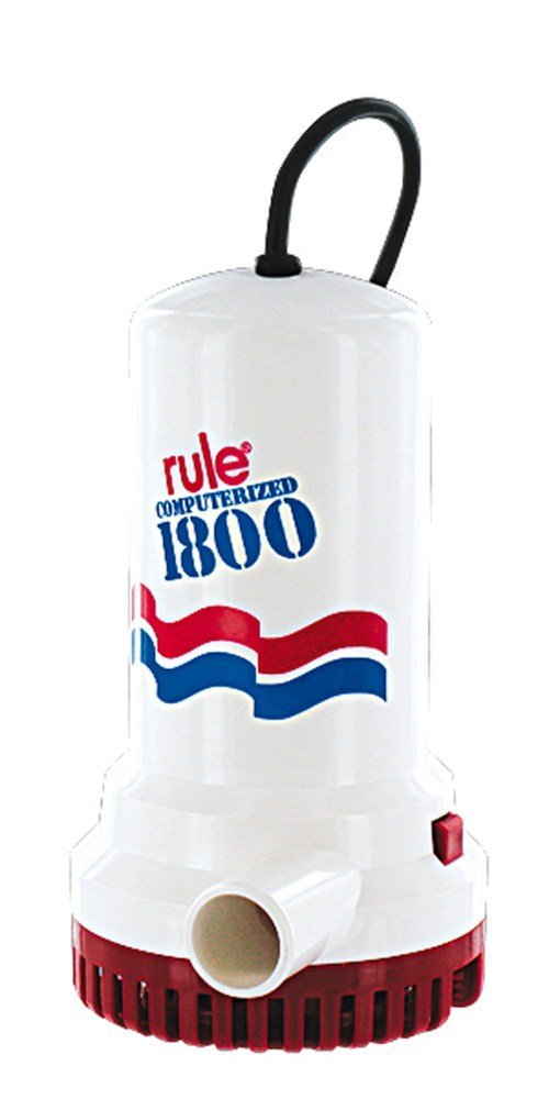 Rule A53 Series 1800 GPH Submersible Sump / Utility Pump, Corded, 110 Volt AC