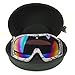 NAVADEAL Marsnow Hard Waterproof Protective Ski Goggle Carrying Case with Portable Hook and Strong Zipper, Suitable for Snowboard and Skiing Goggles, Sunglasses, Reading Glasses, and More Eye-wear