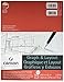 Canson Artist Series Graph and Layout Paper, 8 by 8 Blue Grid, Foldover Pad, 8.5x11 inches, 40 Sheets (20lb/75g) - Artist Paper for Adults and Students - Colored Pencil, Marker, Ink, Pen