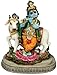 Beautiful Lord Krishna Playing Flute with Cow Indian God Idol 5