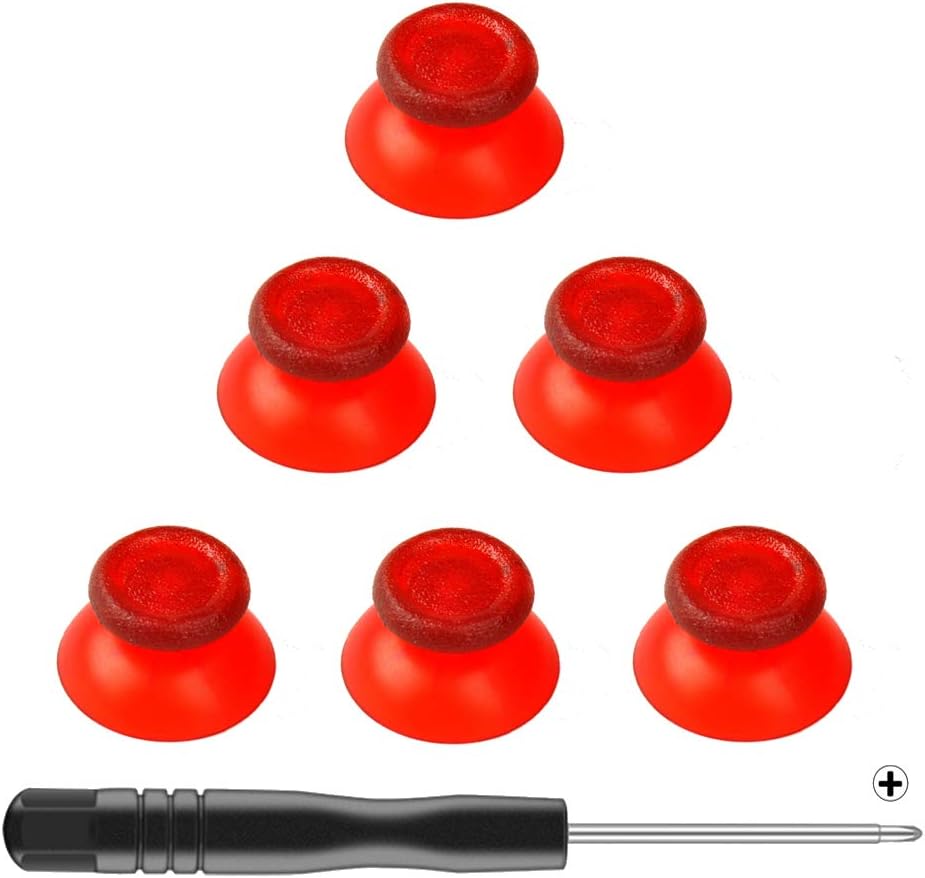 Mekela 3Pairs(6PCS) Replacement Joystick Thumbstick Thumb Stick for Playstation 4 PS4 Controller (Red)















2 Pack-Game Controller for PS4,Wireless Controller for Playstation 4 with Dual Vibration Game Joystick (Transparent White and Transparent Blue)















WD 4TB Gaming Drive works with Playstation 4 Portable External Hard Drive - WDBM1M0040BBK-WESN