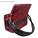 ammoon One Pair Adjustable Synthetic Leather Accordion Shoulder Straps for 16-120 Bass Accordions