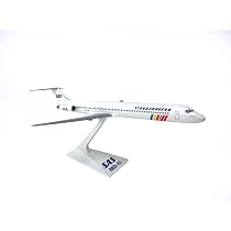 SAS Scandinavian McDonnell Douglas MD-80 modelo miniatura de avião