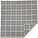 Amazon Brand – Pinzon Plaid Flannel Duvet Cover - King, Grey Plaid