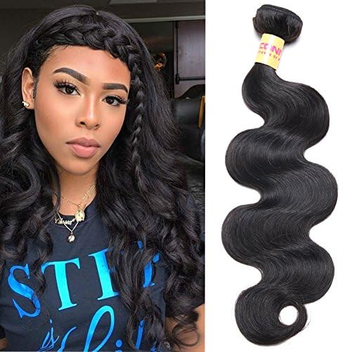 Connie 8A Brazilian Body Wave 1 Bundle 16 inch Unprocessed Virgin Human Hair Bundles Natural Color Tangle-free