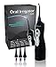 Cordless Oral Irrigator/Flosser Designed to be Compact, Portable, and Minimally Loud to Meet Your Daily Oral Hygiene Needs, Black Color