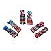 NOVICA Valentine's Theme Handmade Worry Dolls from Guatemala with Hearts and Cotton Storage Pouch, 2.5