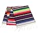 Xplanet Mexican Table Runner 14 x 84 inch Colorful Striped Mexican Serape Blanket Party Wedding Decorations Fringe Cotton Table Runner