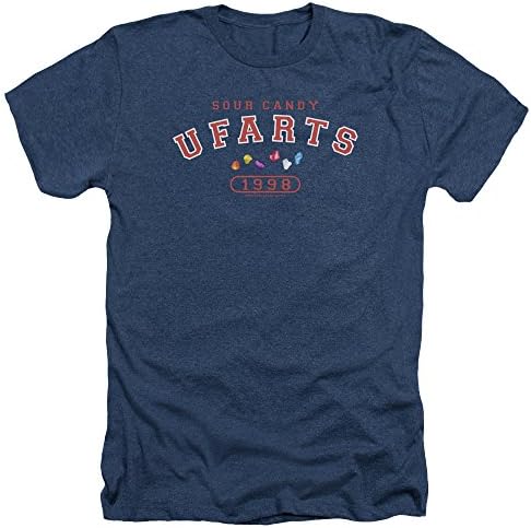 Farts Sour Candy Farts University 1998 College Adult Heather T-Shirt Tee