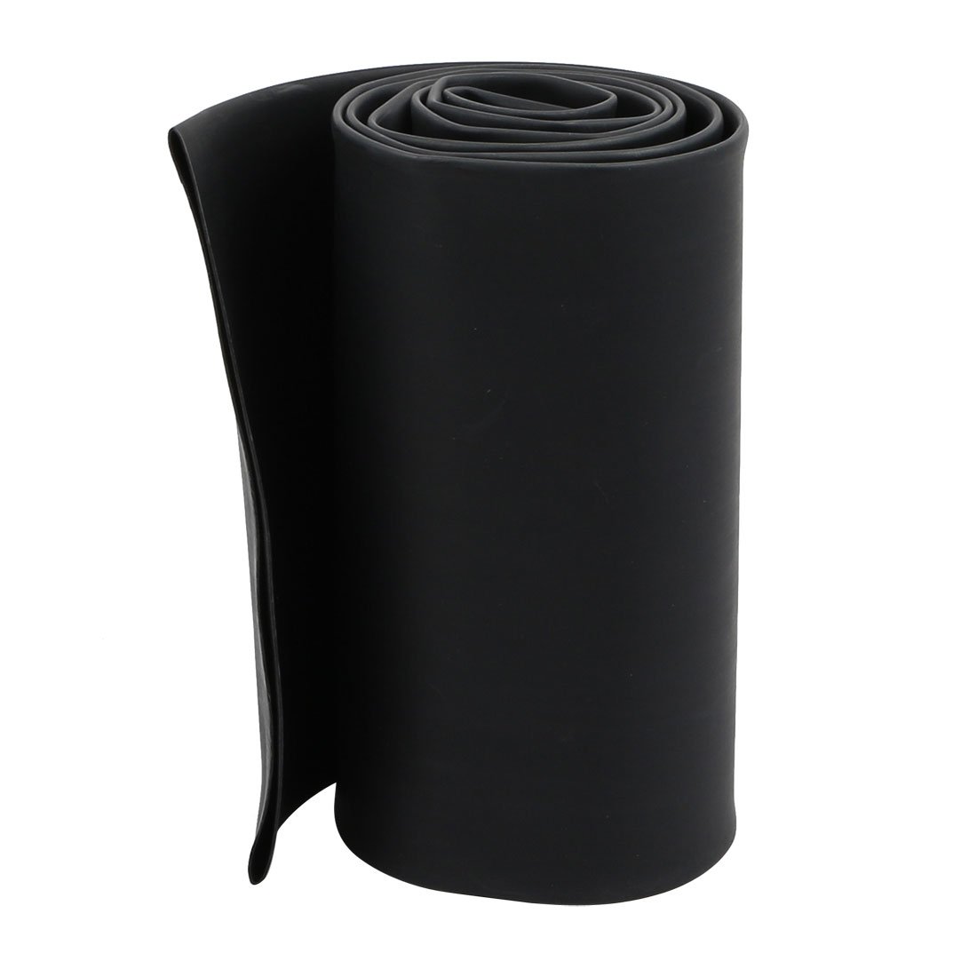 sourcingmap 1M Length 80mm Inner Dia Polyolefin Insulated Heat Shrink Tube Wire Wrap Black