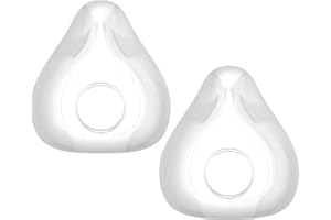 NQIAO 2 Pack Replacement Cushion Compatible with ResMed AirFit F20 Medium, Ultra-Soft & Durable, Covers Nose and Mouth (2)