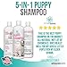 PET CARE Sciences 16 fl oz Tearless Puppy Shampoo and Conditioner - Anti Itch Dog Shampoo Sensitive Skin - Coconut Oil Oatmeal Pet Shampoo for Puppies, Made in The USA