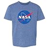 51wRQ6KHIfL. SS100 Pop-Threads-NASA-Approved-Space-Program-Logo-Retro-Graphic-Youth-Kids-Girl-Boy-T-Shirt