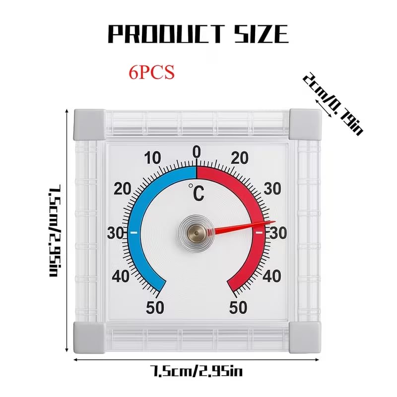 Condition photo showing New/Like New for 4pcs indoor outdoor thermometer hygrometer, high accuracy temperature humidity meter with °c scale -