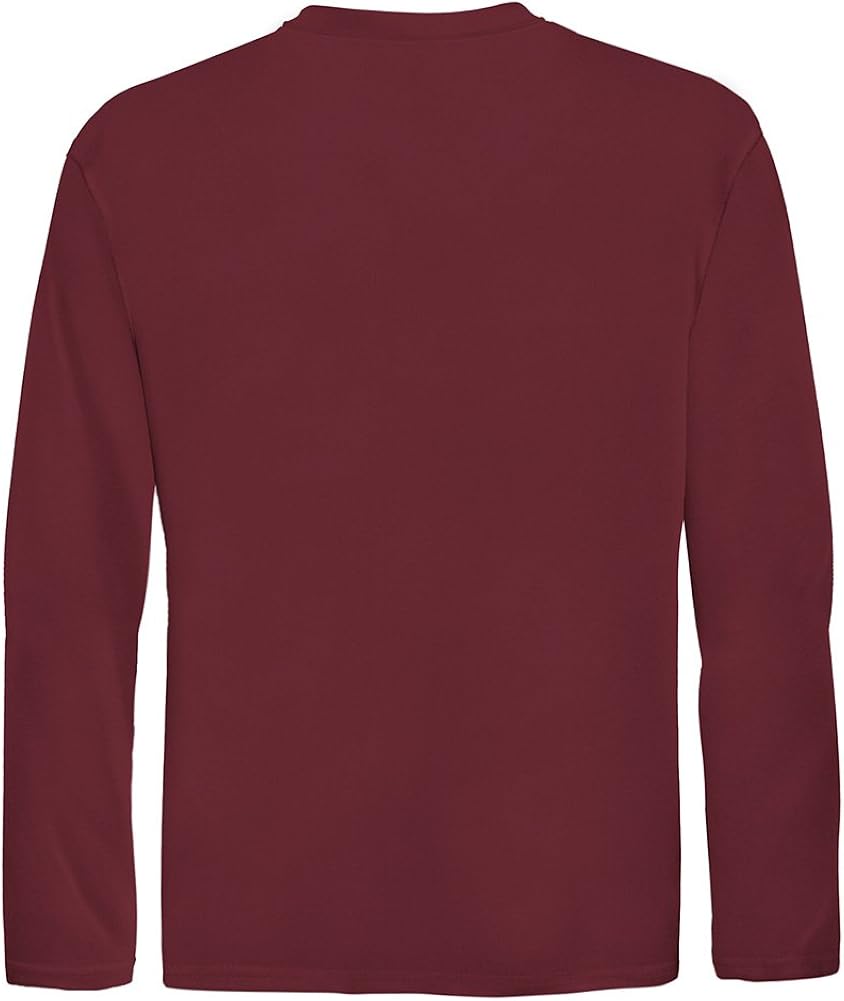 DRI-Equip Youth Long Sleeve Moisture Wicking Athletic Shirts. Youth Sizes XS-XL: Clothing