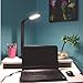 Newhouse Lighting 9W Executive LED Desk Lamp w/ Touch Dimming Control & USB Charging Port, Black
