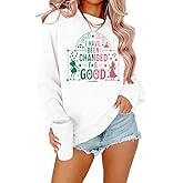 Musical Sweatshirt Women Changed for Good Musical Movie Fan Gifts Tee Witch Princess Graphic Long Sleeve Tops