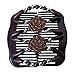 LOVEF Women Magic Hair Combs Wood Beaded Stretch Double Side Combs Clips Bun Maker Hair Accessories (Coffee)