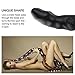 Liquid Silicone Dildo with Suction Cup for Hands-free Play,UTIMI Realistic Snake Head Dong Animal Dildo Black,1 Water-Based Lube,7.1 Inch