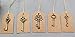 SL crafts Mixed 100pcs Skeleton Keys & 100 pcs Kraft Tags Antiqued Brass Bronze Charms Pendants Wedding favor 34mm-68mm