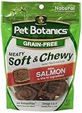Pet Botanics Meaty Soft & Chewy Baked Treats for Dogs, Salmon, 6 oz.
