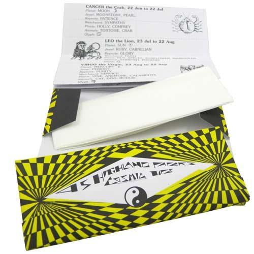 Highland Cosmic Rolling Papers Inc Tips - 5, 10 or 24 packs full box (5)