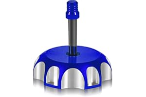 MOTOROFF Gas Fuel Tank Cap CNC Blue With Breather Valve Aluminum For XR,CRF, TRX Motorcycle Bike XR70R, XR80, XR80R, XR100R, XR200R, XR250R, XR400R, CRF250X, CRF250R, XR400, CRF450R, CRF450RX, CRF450X