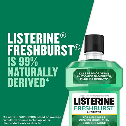 Listerine Freshburst Antiseptic Mouthwash with GermKilling Oral Care