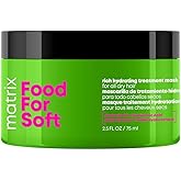 MATRIX Food For Soft Rich Hydrating Mask - For Dry & Brittle Hair, Adds Shine & Softness, With Avocado Oil & Hyaluronic Acid, Replenishes Moisture