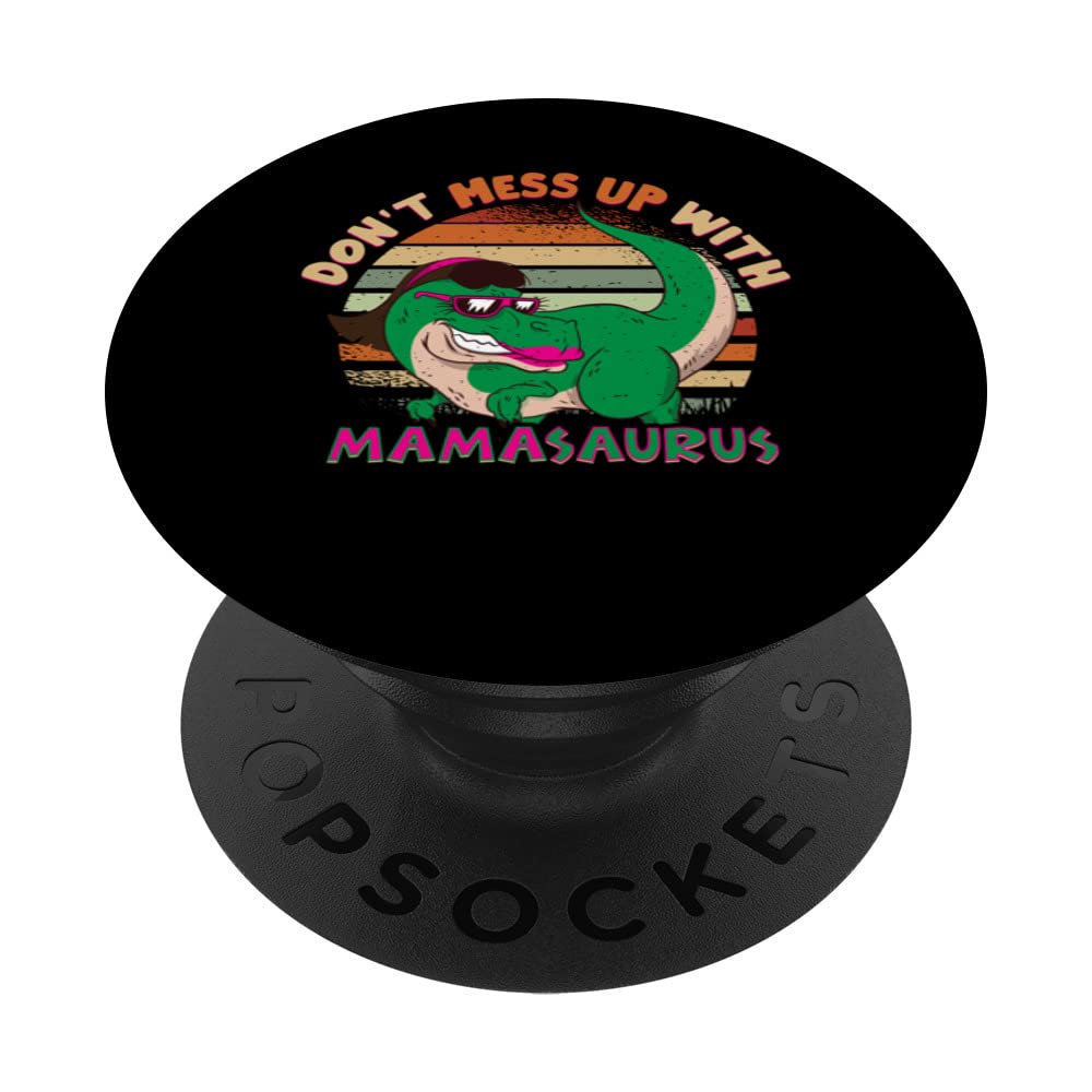 Dinosaur TRex Tyrannosaurus Dino dinosaur Mama Mamasaurus PopSockets Swappable PopGrip