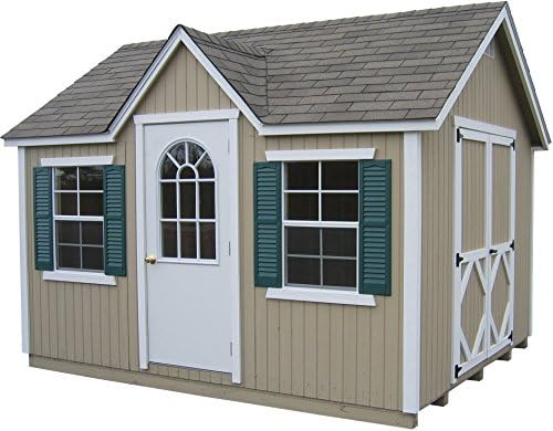 Little Cottage Company Classic Wood Cottage DIY Playhouse Kit, 10' x 20'