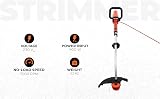 BLACK+DECKER 900W 35cm Electric Strimmer with Wheel Edge Guide GL9035-GB view 2