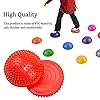 RANCER-Set-of-2-Hedgehog-Balance-Pods-Balancing-Exercise-Stability-Pods-PVC-Hemisphere-Balance-Training-Ball-for-Children-and-Adults-Indoor-Outdoor-Play-Sports-Foot-Massage-Balancing-Therapy RANCER Set of 2 Balance Pods Domes with Pump, Hedgehog Stability Training, Stepping Stone for Children and Adults Indoor…