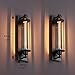 NAVIMC Black Antique Industrial Iron Wall Sconces Light Bedside Wall Lamp Decor Lighting Fixture (wall style)