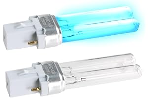 coospider-repta 2 Pack LB4000 Replacement Bulb for Germ Guardian LB4000 AC4300BPTCA, AC4825, AC4850PT & AC4900CA, 5w Pond Pump & Filter UVC Replacement Lamp Suitable for The 200 & 300 Gallon Models