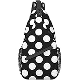 QISENTIS Casual Sling Bag for Women Men Travel Crossbody Sling Backpack Small Chest Shoulder Bag Gym Sports Hiking Daypack