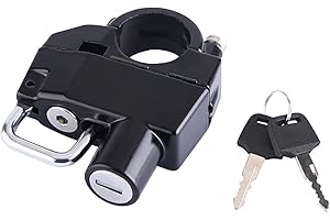 WANLIAN Motorcycle Helmet Lock - Anti-Theft, Tamper-Proof Security Lock for Motorbike, Scooter & Street Bike