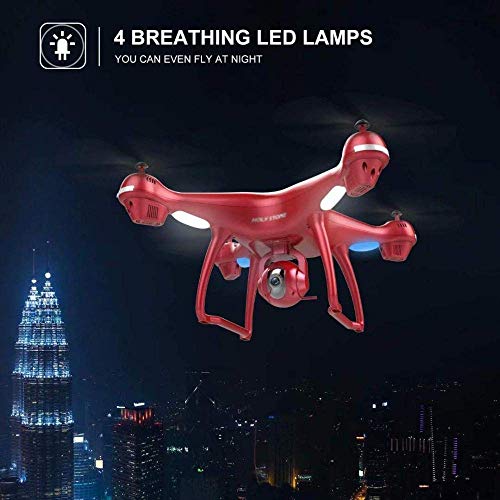 Drohne mit 1080p HD Kamera FPV Live Video RC Quadcopter mit GPS Return Home Funktion Follow Me und Altitude Hold, Drohne… – Bild 6
