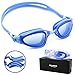 Pulabecs Swim Goggles With Anti-Fog UV Clear Lenses For Man And Women PGA0326 (blue)