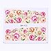 BORN PRETTY Nail Art Water Decal Flower Manicure Tatoo Transfer Stickers Rose Sakura Butterfly 48 Patterns Set