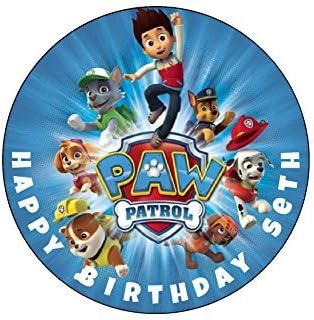 PAW PATROL Cupcake toppers 12ct. EDIBLE IMAGE CUPCAKE decoration party puppies dogs birthday personalized