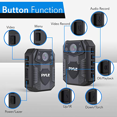 Police Security Video Body Camera HD 1920x1080p Rechargeable Wireless