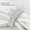 Newshe-Engagement-Wedding-Ring-Set-for-Women-925-Sterling-Silver-15ct-Princess-White-AAA-Cz-Sz-5-12