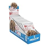 Pro Supps MYCOOKIE Delicious Soft Baked Protein Cookie, Chocolate Chip, 18g Protein, 7g Sugar, Gluten-Free, No Trans Fat, Healthy On-The-Go Snack, 12 ct