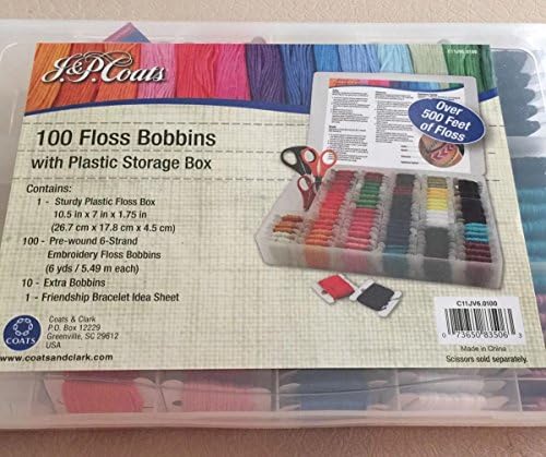 J & P Coats Organizer with Embroidery Floss