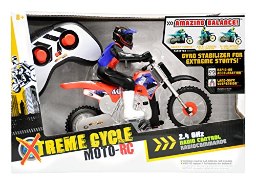 Xtreme cycle moto-rc red/blue