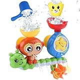 GOODLOGO Bath Toys for Toddlers Kids Babies 1 2 3 Year Old Boys Girls Bathtub To