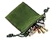 Deluxe Games and Puzzles Premium Metal Cribbage Pegs Set of 15 in Five Metals 1 1/8? Tall; Tapered to Fit 1/8 Holes Bonus Green Velveteen Drawstring Storage Pouch